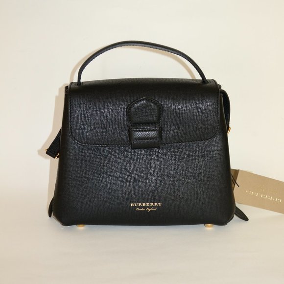 NWT BURBERRY DERBY LEATHER HOUSE CHECK SMALL CAMBERLEY TOTE BAG - Picture 1 of 10